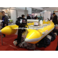 engine fiberglass inflatable boat